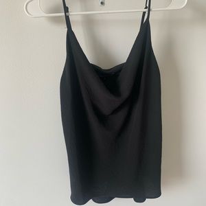 Cowl neck tank top
